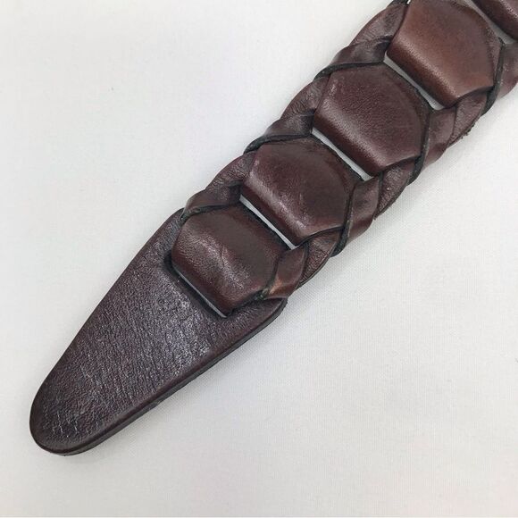 Argentinian Full Grain Cowhide Leather Loop Chain Belt - Picture 9 of 13